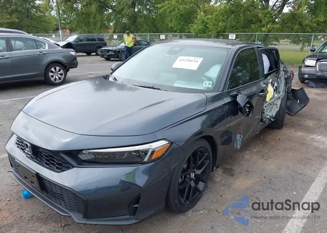 2025 Honda Civic Sport из США, поврежденный, VIN 2HGFE2F52SH592771